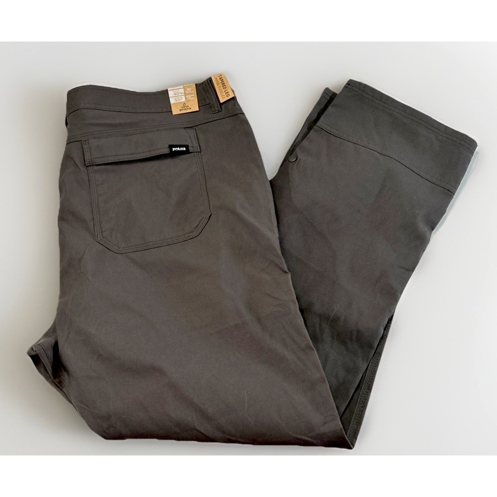 NWT Mens Prana Zion II Slim Fit Chino Pants Nylon Stretch 40 40x30 Convertible